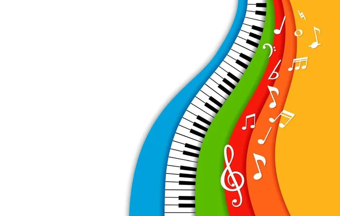 papercut-piano-music-background-with-layered-waves-vector